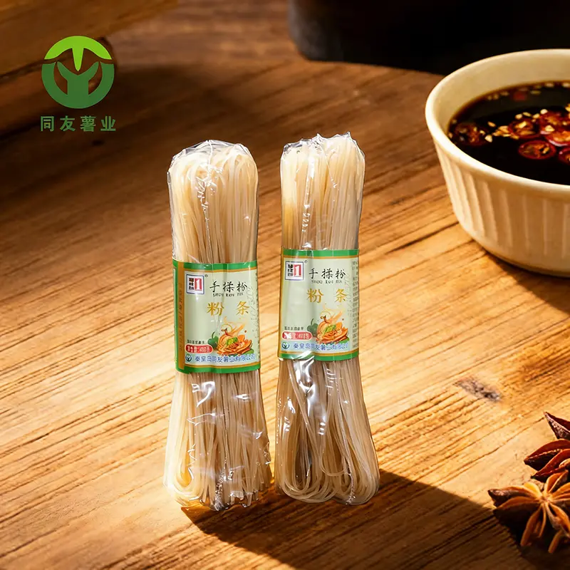 400g Mie Lebar Ubi Jalar Buatan Tangan yang Dibundel